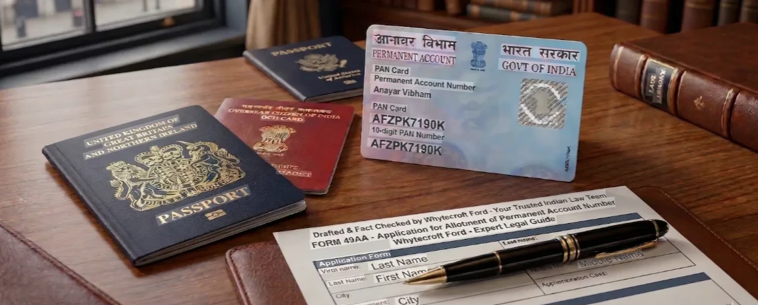 Indian PAN Card (PAN Permanent Account Number)