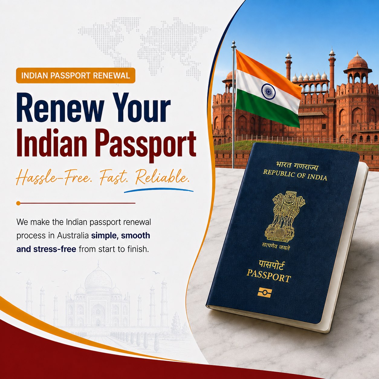 Renew your Indian passport in Australia — iVacs Australia